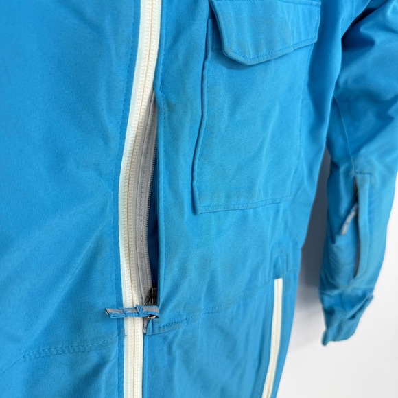 Columbia Omniheat Titanium Ski Jacket Youth XS Blue Hooded Waterproof Snow - Picture 6 of 12